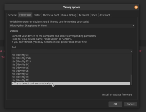 auto detect board
