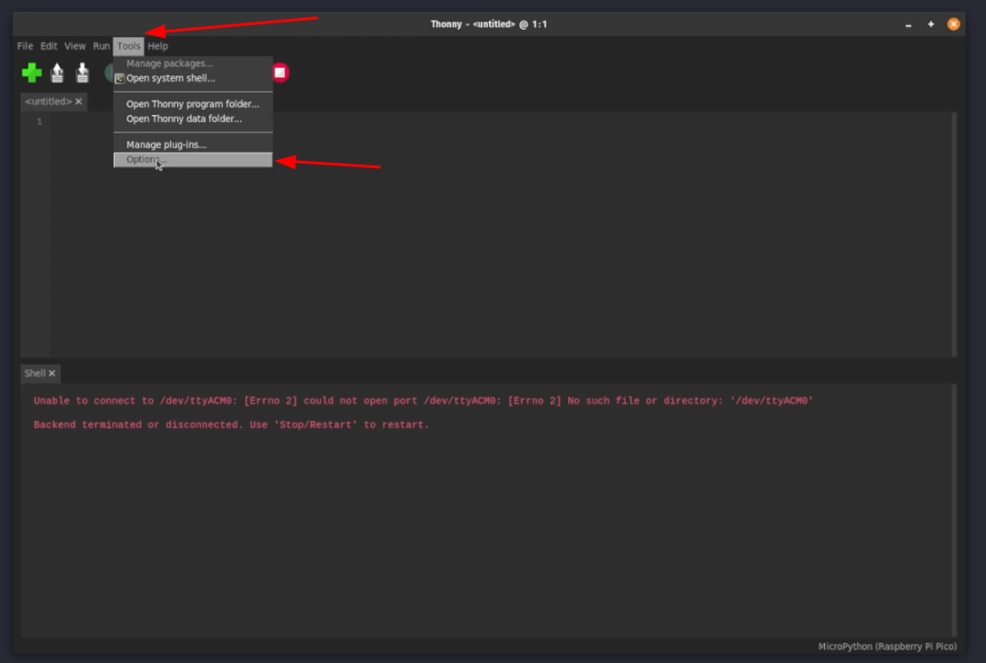 Editor Options