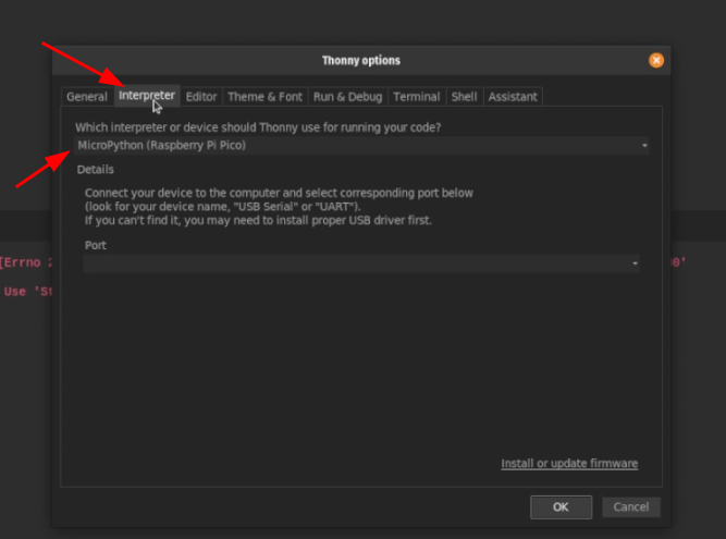 choose firmware